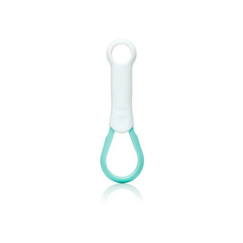 FridaBaby Foarfecuta pentru unghii Easy Grip ergonomica cu varf rotunjit maner antialunecare husa de protectie 0 luni+ otel inoxidabil Fara BPA VerdeTurquoise