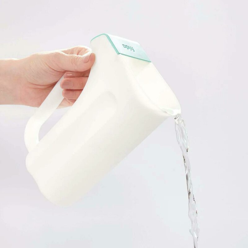 FridaBaby Recipient de clatire control The Flow Rinser 2 moduri de turnare protectie ochi si urechi maner ergonomic compatibila cu masina de spalat vase Alb