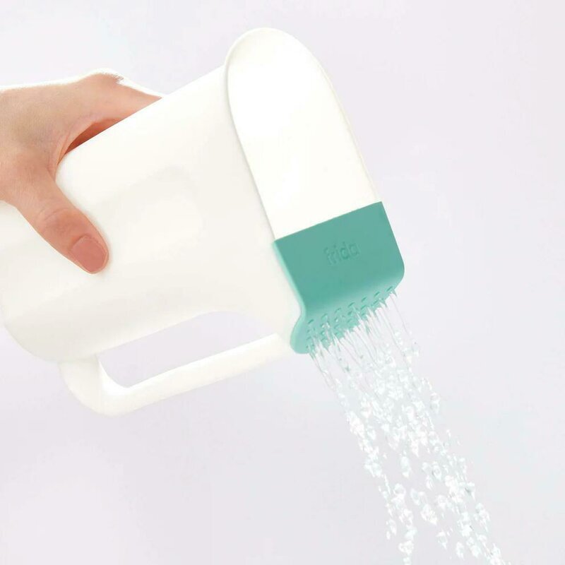 FridaBaby Recipient de clatire control The Flow Rinser 2 moduri de turnare protectie ochi si urechi maner ergonomic compatibila cu masina de spalat vase Alb