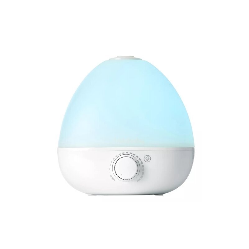 FridaBaby Umidificator BreatheFrida cu ultrasunete 3 in 1 ultra silentios include difuzor de uleiuri esentiale si lumina de veghe oprire automata rezervor BPA Free Alb