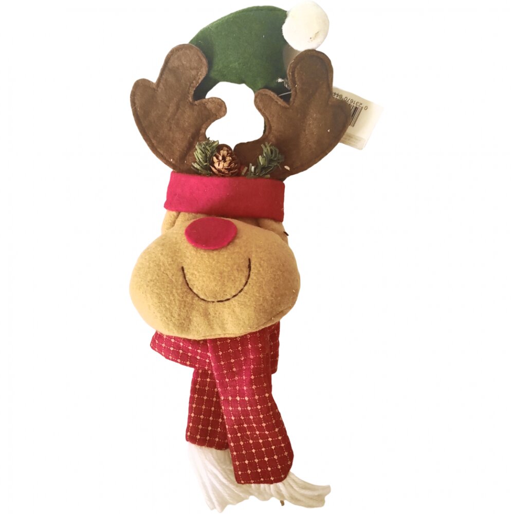 Friendlies Plush Decoratiune maner usa Craciun 26 cm ren