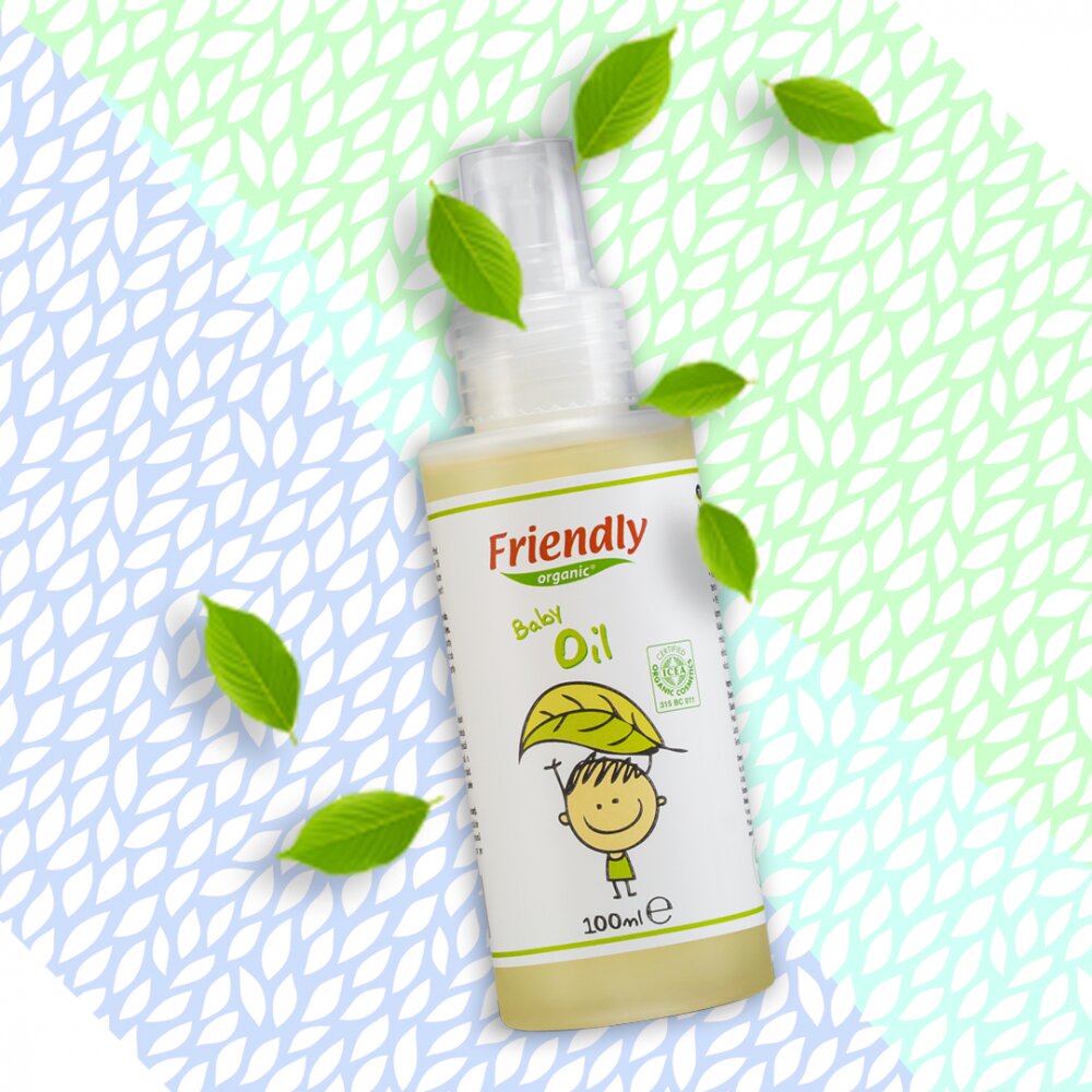 Friendly Organic Ulei de masaj pentru bebelusi 100 ml