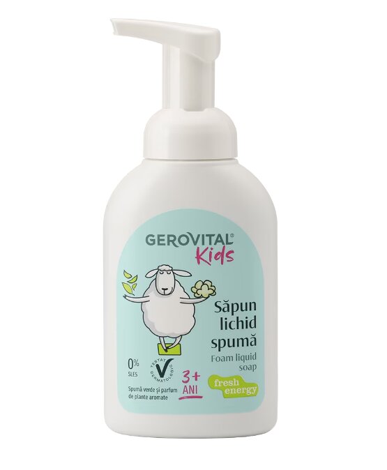 Gerovital Kids Sapun lichid spuma Fresh Energy 300 ml