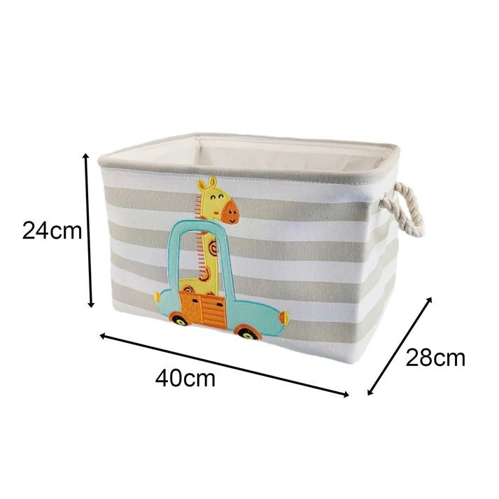 Ginger Home Cos pentru jucariihaine cu manere Giraffe