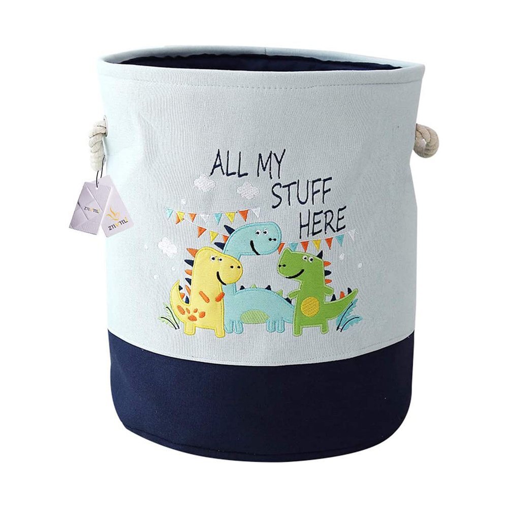 Ginger Home Cos pliabil pentru jucariihaine cu manere Dino