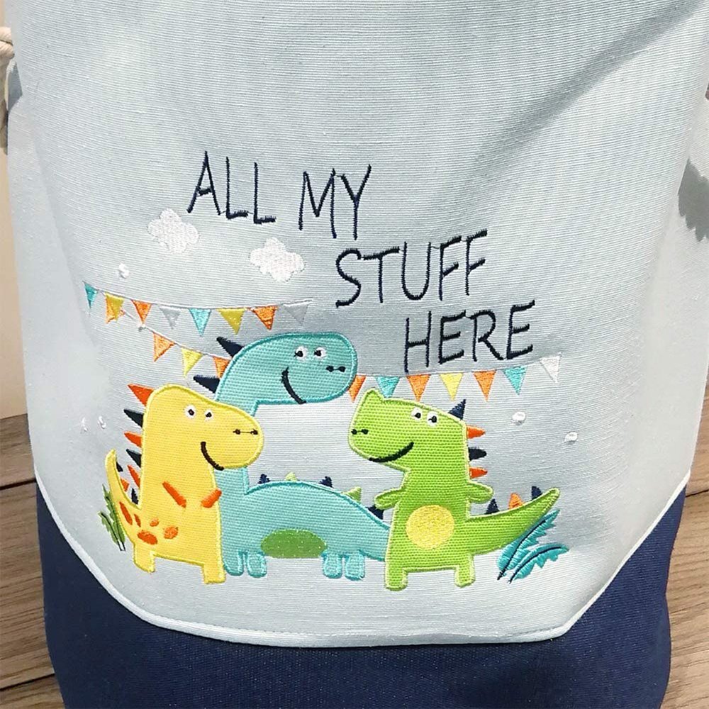 Ginger Home Cos pliabil pentru jucariihaine cu manere Dino