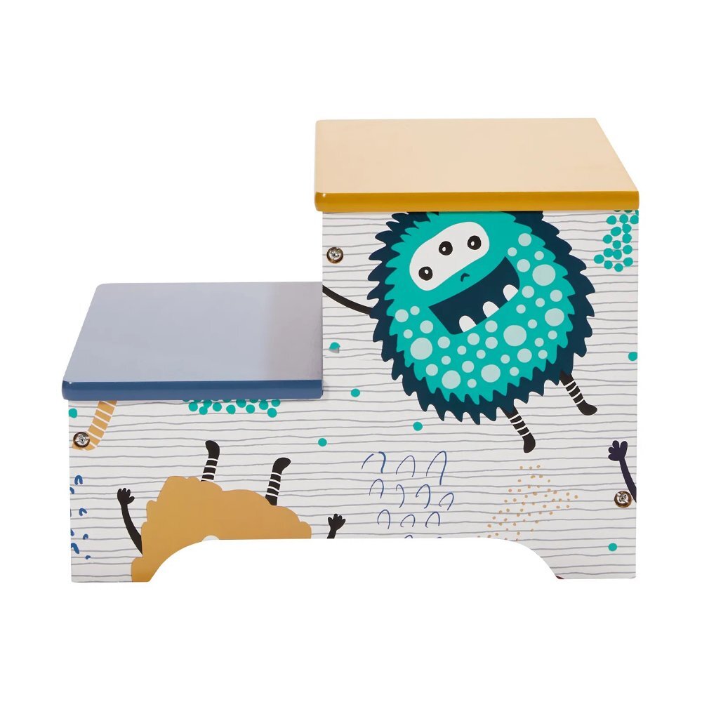 Ginger Home Inaltator cu doua trepte si spatiu depozitare din lemn MDF Monster