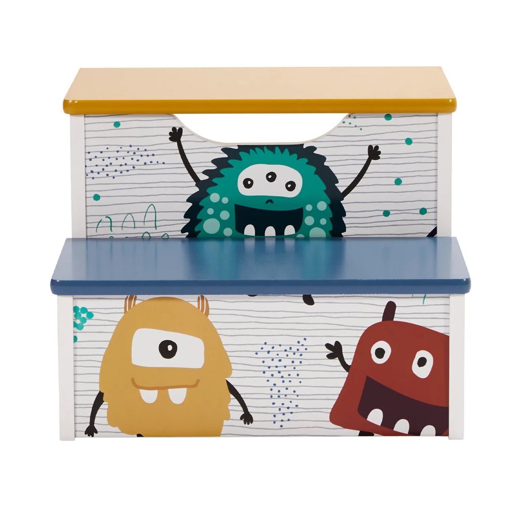 Ginger Home Inaltator cu doua trepte si spatiu depozitare din lemn MDF Monster