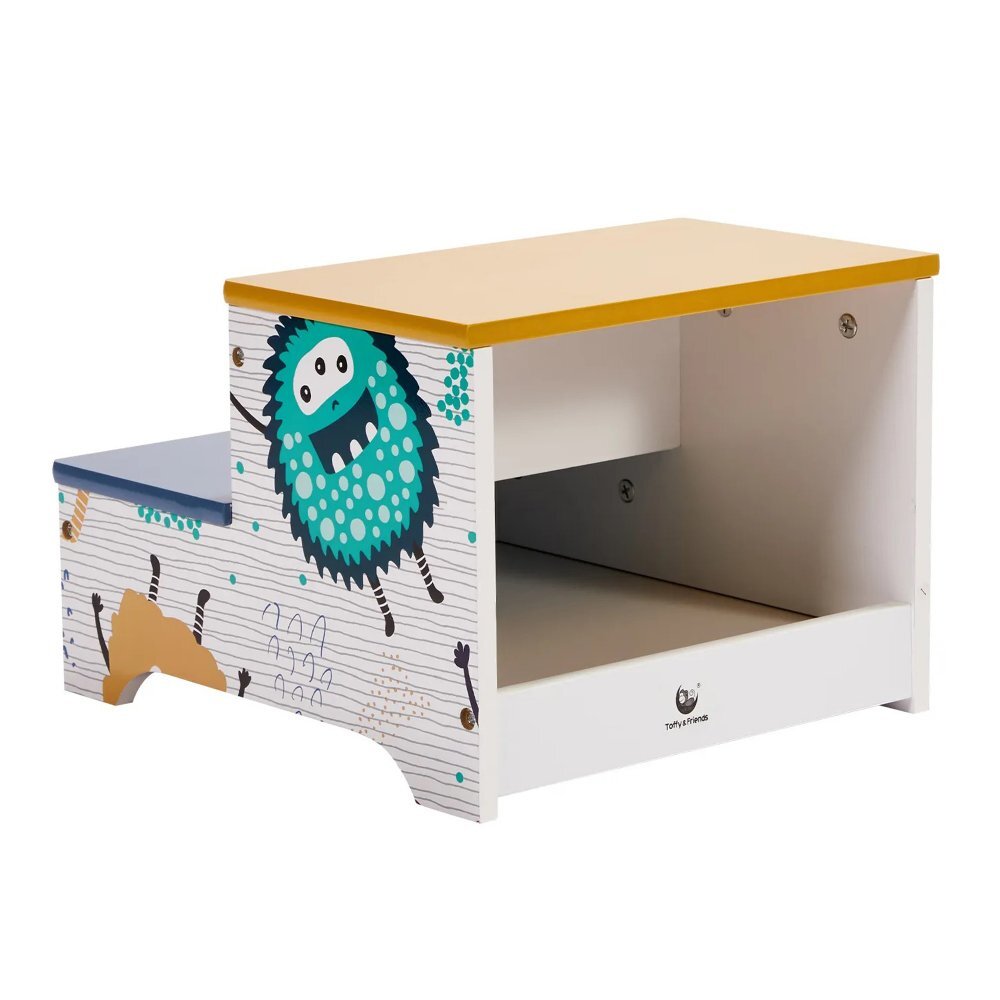 Ginger Home Inaltator cu doua trepte si spatiu depozitare din lemn MDF Monster
