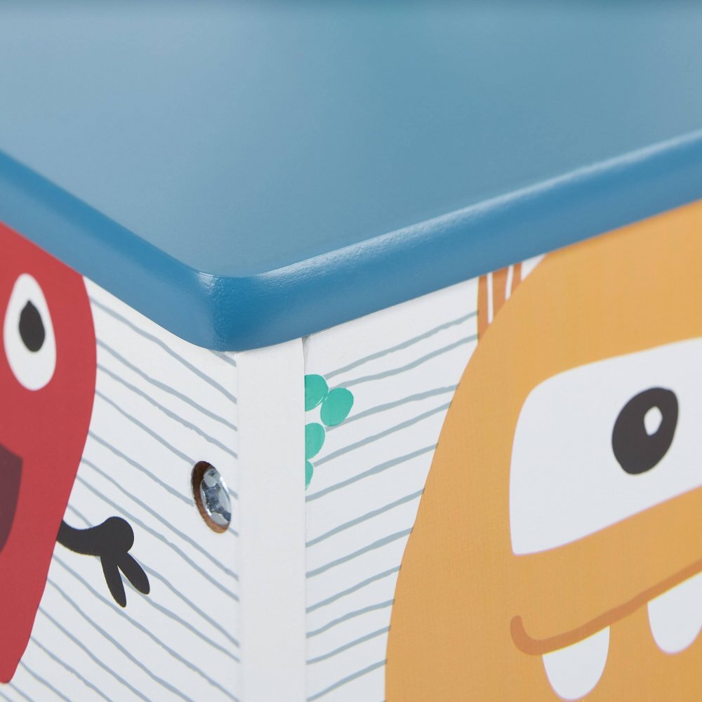 Ginger Home Inaltator cu doua trepte si spatiu depozitare din lemn MDF Monster