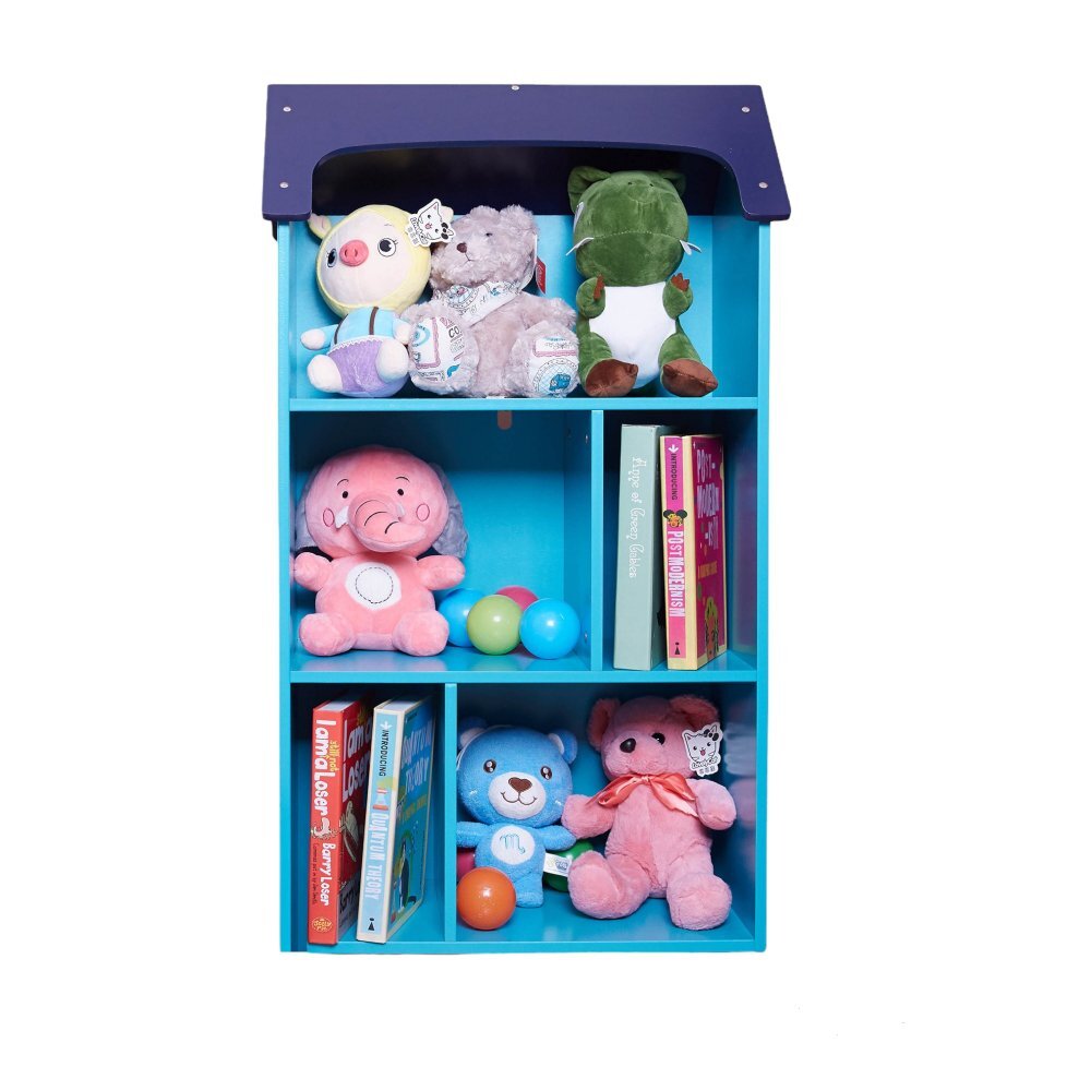 Ginger Home Organizator casuta din lemn pentru jucarii si carti Univers