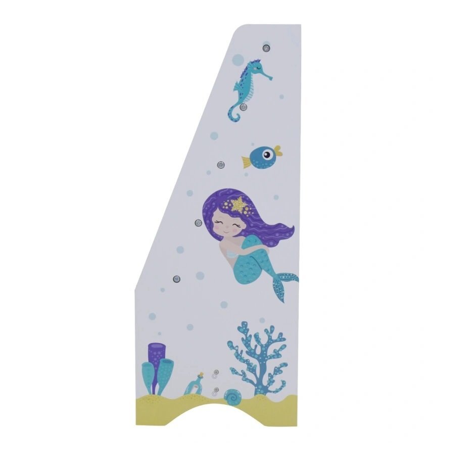 Ginger Home Organizator cu rafturi pentru carti si reviste din lemn Mermaid