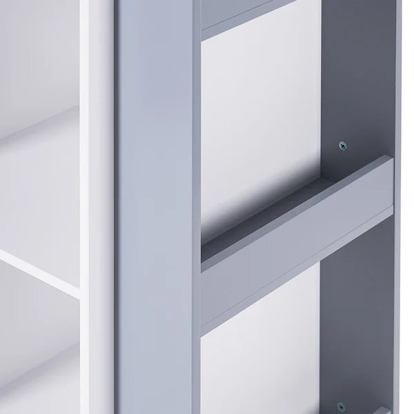 Ginger Home Organizator pentru jucarii si carti tip raft rotativ cu 4 nivele Rocket