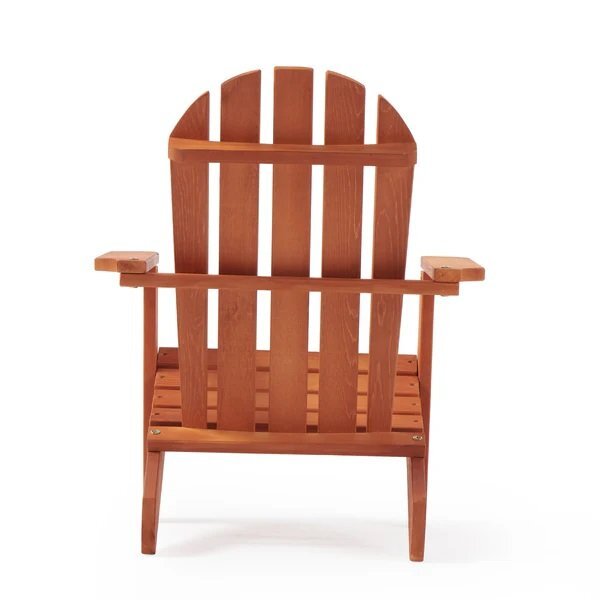 Ginger Home Scaun tip sezlong de gradina din lemn Adirondack