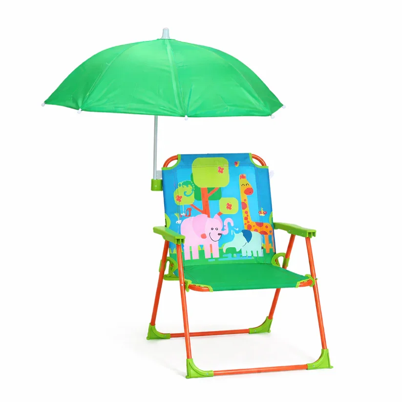 Ginger Home Scaunel pliabil pentru copii cu umbrela Toffyperfect pentru plajagradinacampingcalatorii