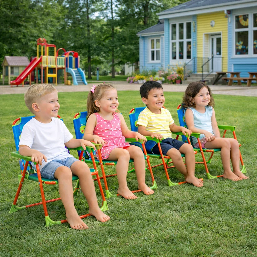 Ginger Home Scaunel pliabil pentru copii cu umbrela Toffyperfect pentru plajagradinacampingcalatorii