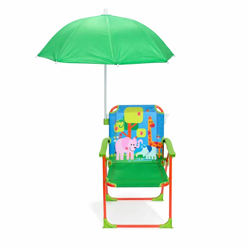 Ginger Home Scaunel pliabil pentru copii cu umbrela Toffyperfect pentru plajagradinacampingcalatorii