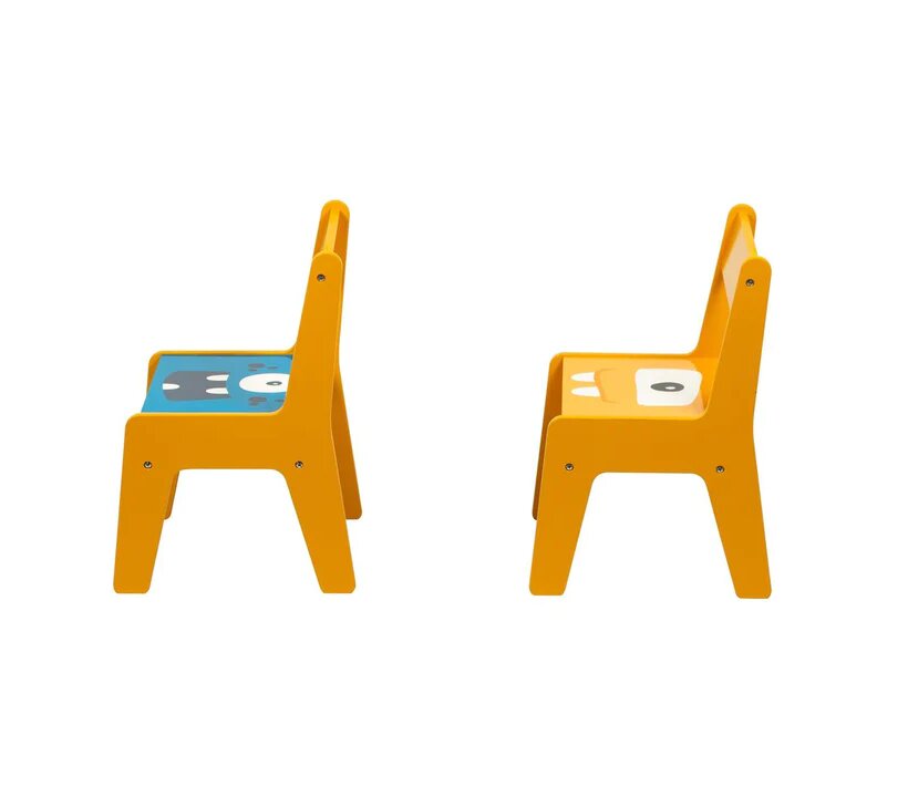Ginger Home Set masuta cu placa pentru LEGO si 2 scaunele din lemn Ghosts