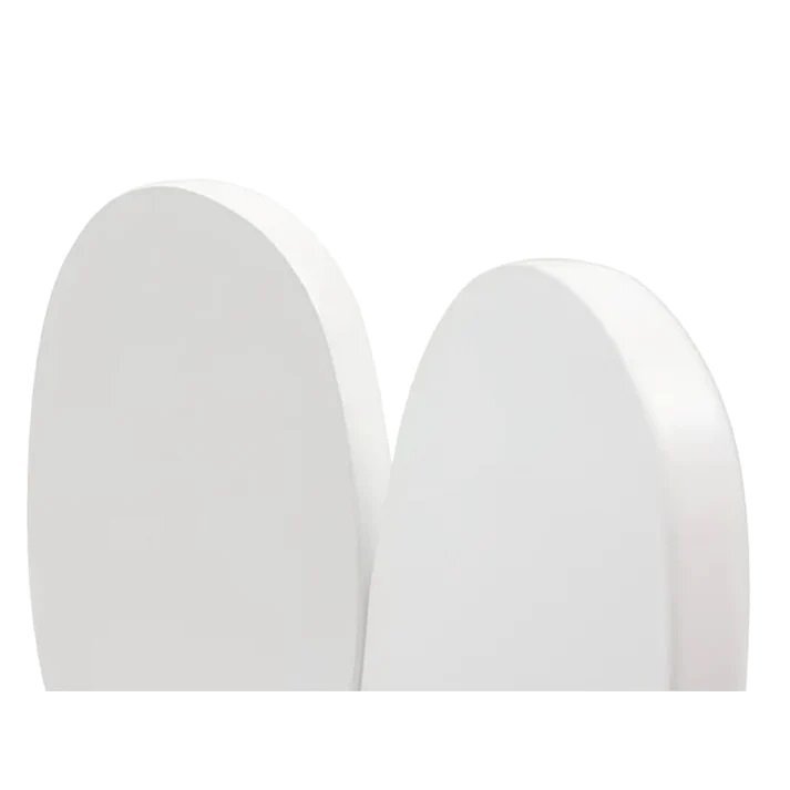 Ginger Home Set masuta si 2 scaunele cu spatar pentru copii Bunny Alb din lemn margini rotunjitepotrivit pentru activitatitemegradinitaafter schoolgreutate suportata 40kg