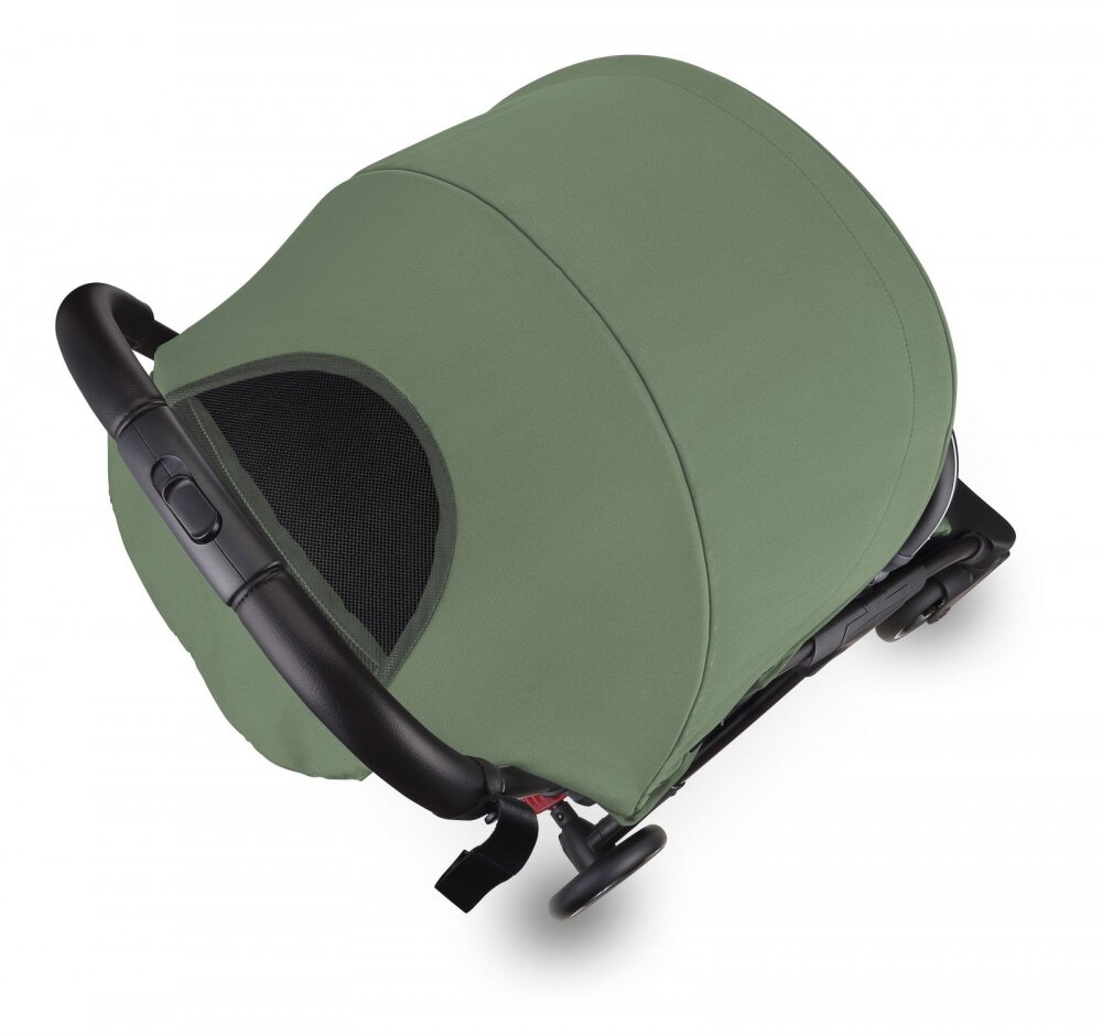 Globber Carucior pentru copii Stroll Lite Khaki ultra usor compact mecanism pliere cu o singura mana spatar ajustabil greutate admisa 22 kg