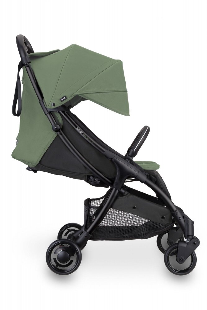 Globber Carucior pentru copii Stroll Lite Khaki ultra usor compact mecanism pliere cu o singura mana spatar ajustabil greutate admisa 22 kg