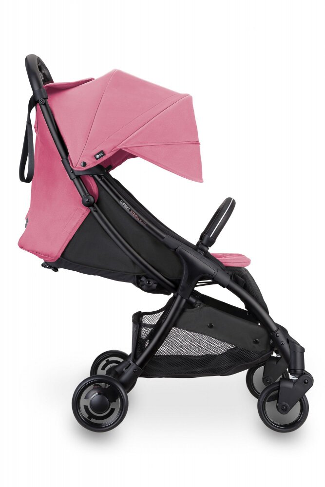 Globber Carucior pentru copii Stroll Lite Roz ultra usor compact mecanism pliere cu o singura mana spatar ajustabil greutate admisa 22 kg