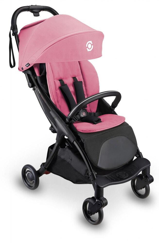 Globber Carucior pentru copii Stroll Lite Roz ultra usor compact mecanism pliere cu o singura mana spatar ajustabil greutate admisa 22 kg