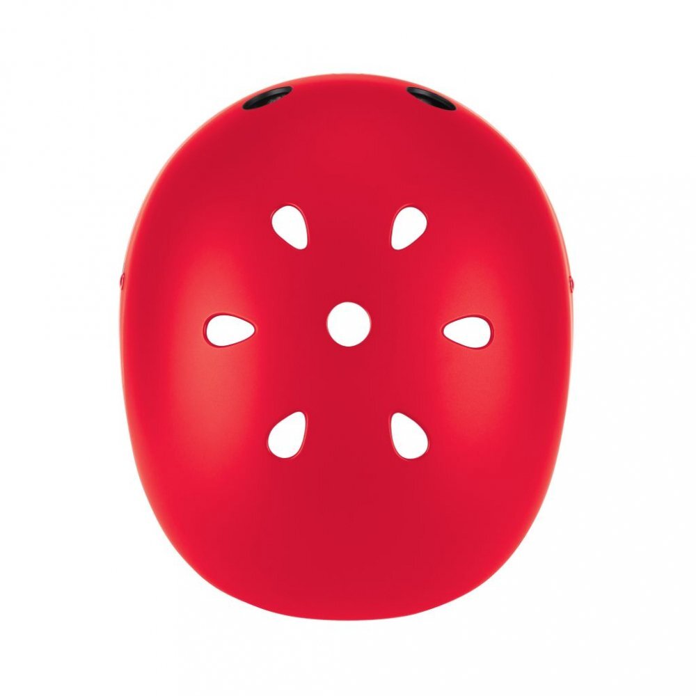 Globber Casca protectie PRIMO cu lumini interior EPS si 11 orificii de ventilatie culoare rosu