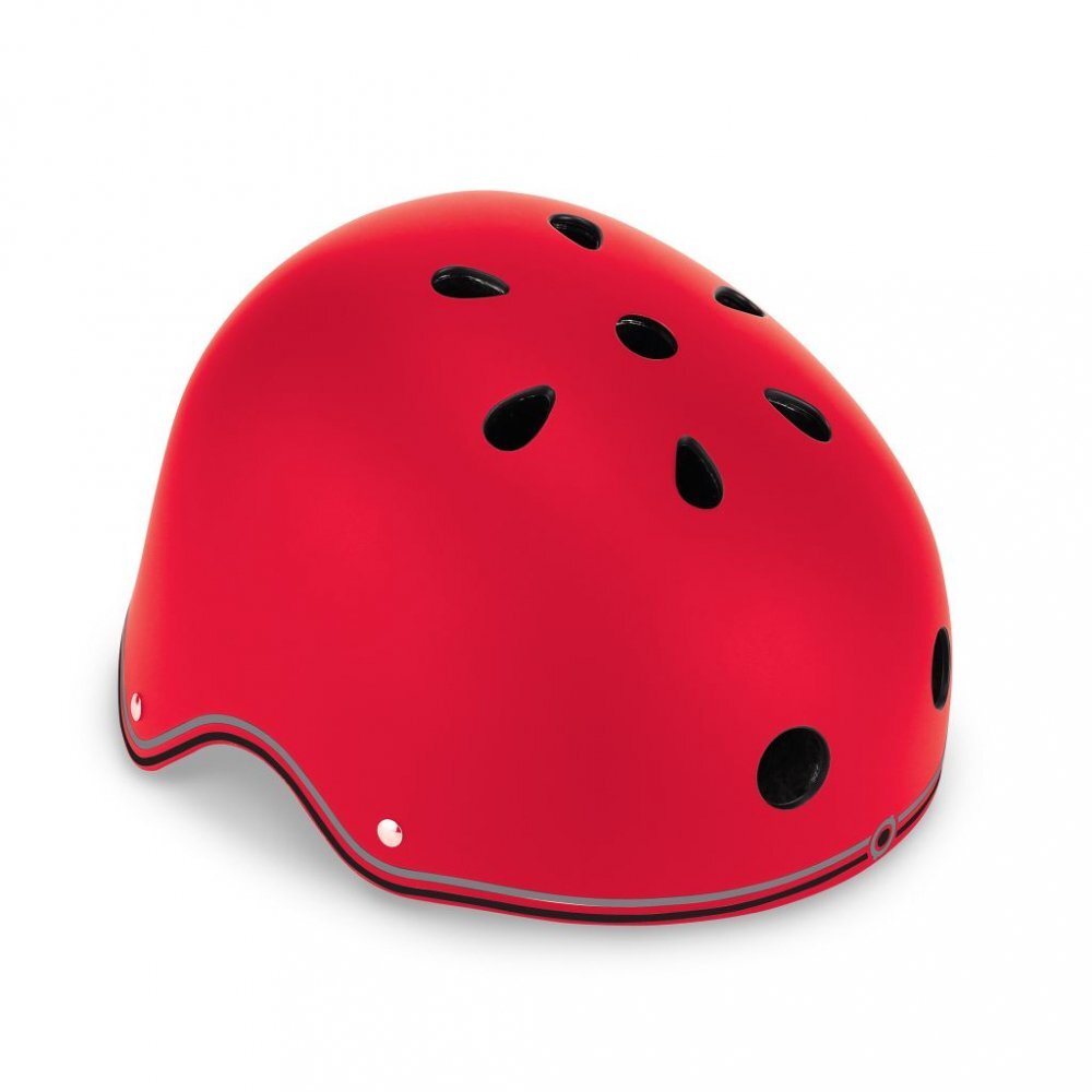 Globber Casca protectie PRIMO cu lumini interior EPS si 11 orificii de ventilatie culoare rosu