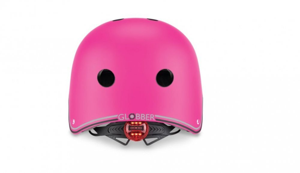 Globber Casca protectie PRIMO cu lumini interior EPS si 11 orificii de ventilatie culoare verde