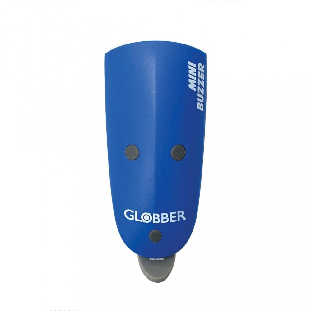 Globber Claxon Mini Buzzer cu lumina LED si 15 sunete diferite culoare albastru