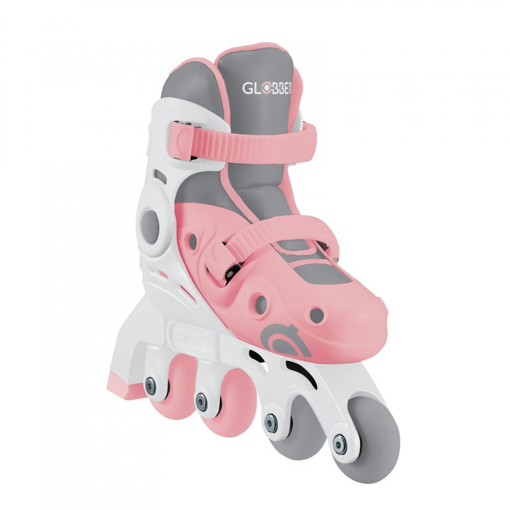 Globber Role Initiere reglabile 2 in 1 masura 26-29 rulmenti ABEC 9 culoare roz pal