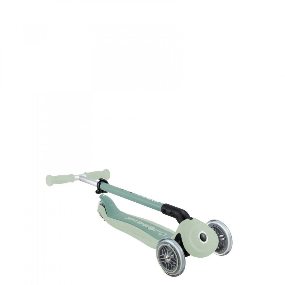 Globber Trotineta 3 in 1 pentru copii Go Up Active Verde Fistic ecologic ghidon si scaun ajustabile rulmenti ABEC 9