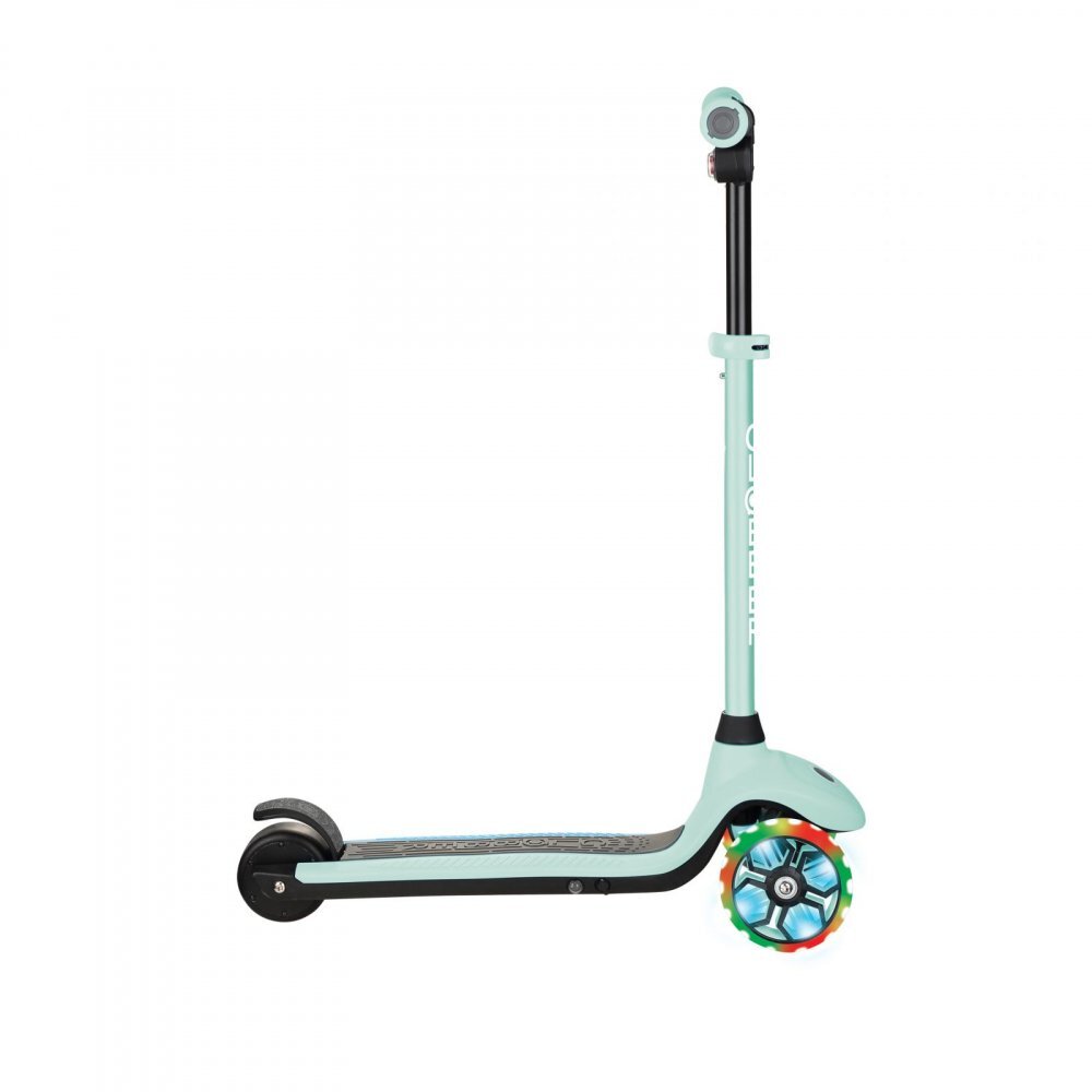 Globber Trotineta electrica E-Motion 4 Verde autonomie 8-10 km ghidon reglabil lumini Led greutate admisa 50 kg