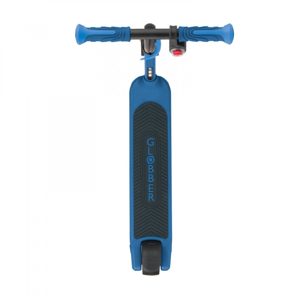 Globber Trotineta electrica E-Motion 6 Albastra autonomie 8-10 km motor 80W ghidon reglabil lumini Led greutate admisa 50 kg