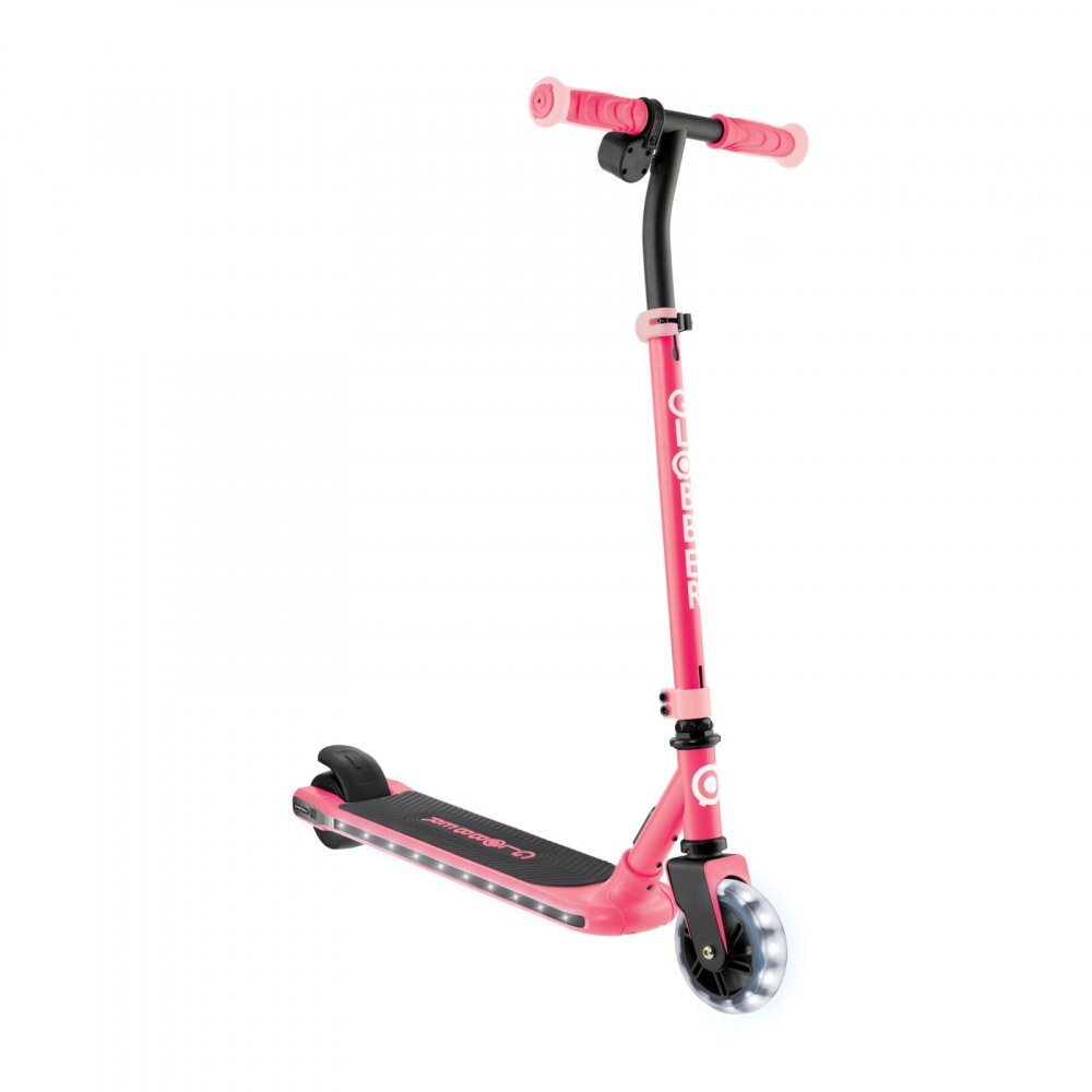 Globber Trotineta electrica E-Motion 6 Roz autonomie 8-10 km motor 80W ghidon reglabil lumini Led greutate admisa 50 kg