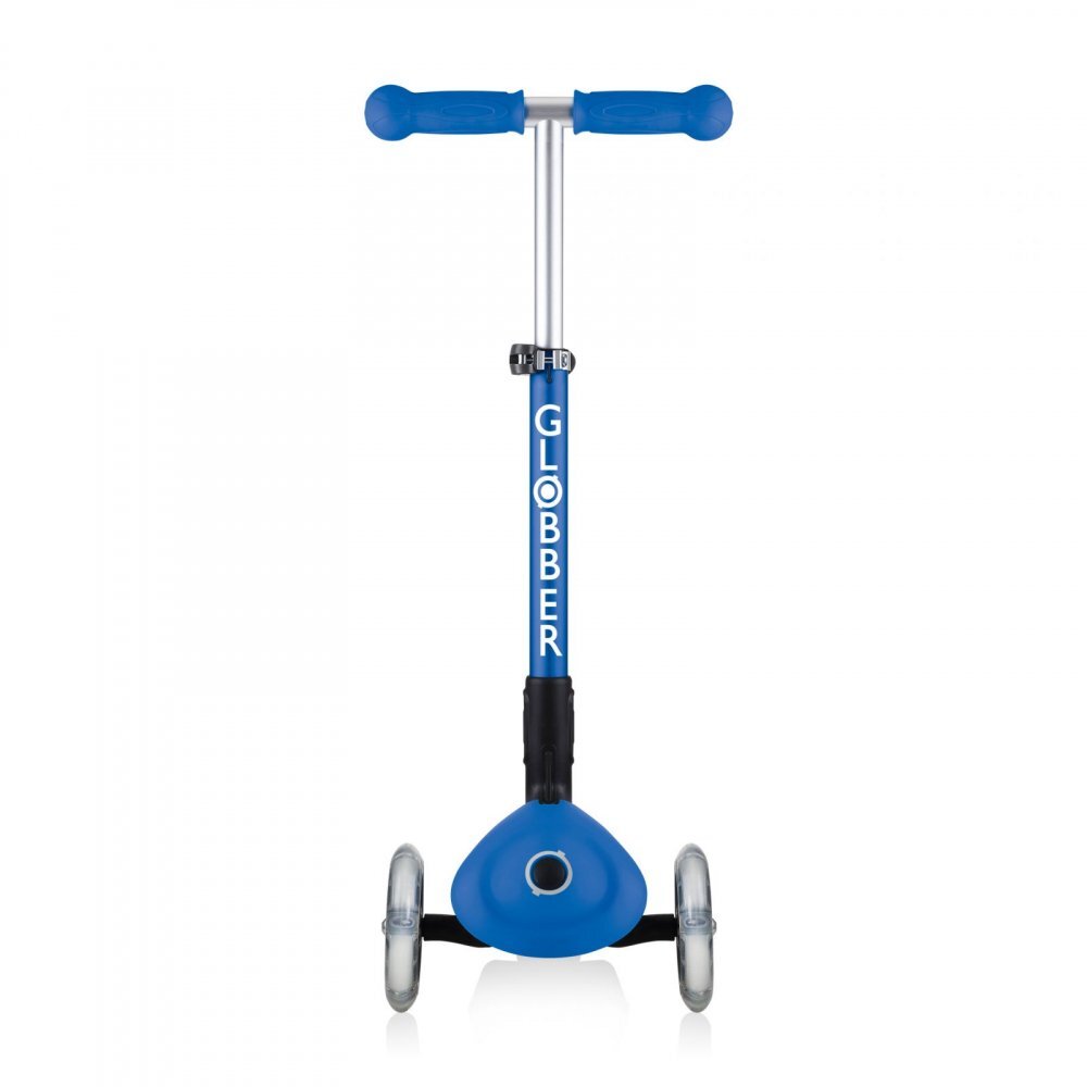Globber Trotineta pentru copii Junior Albastru pliabila platforma antiderapanta ghidon din aluminiu reglabil greutate admisa 50 kg