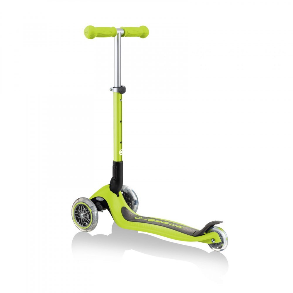 Globber Trotineta pentru copii Junior Verde pliabila platforma antiderapanta ghidon din aluminiu reglabil greutate admisa 50 kg