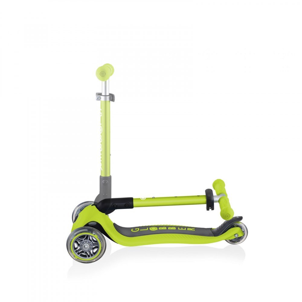 Globber Trotineta pentru copii Junior Verde pliabila platforma antiderapanta ghidon din aluminiu reglabil greutate admisa 50 kg