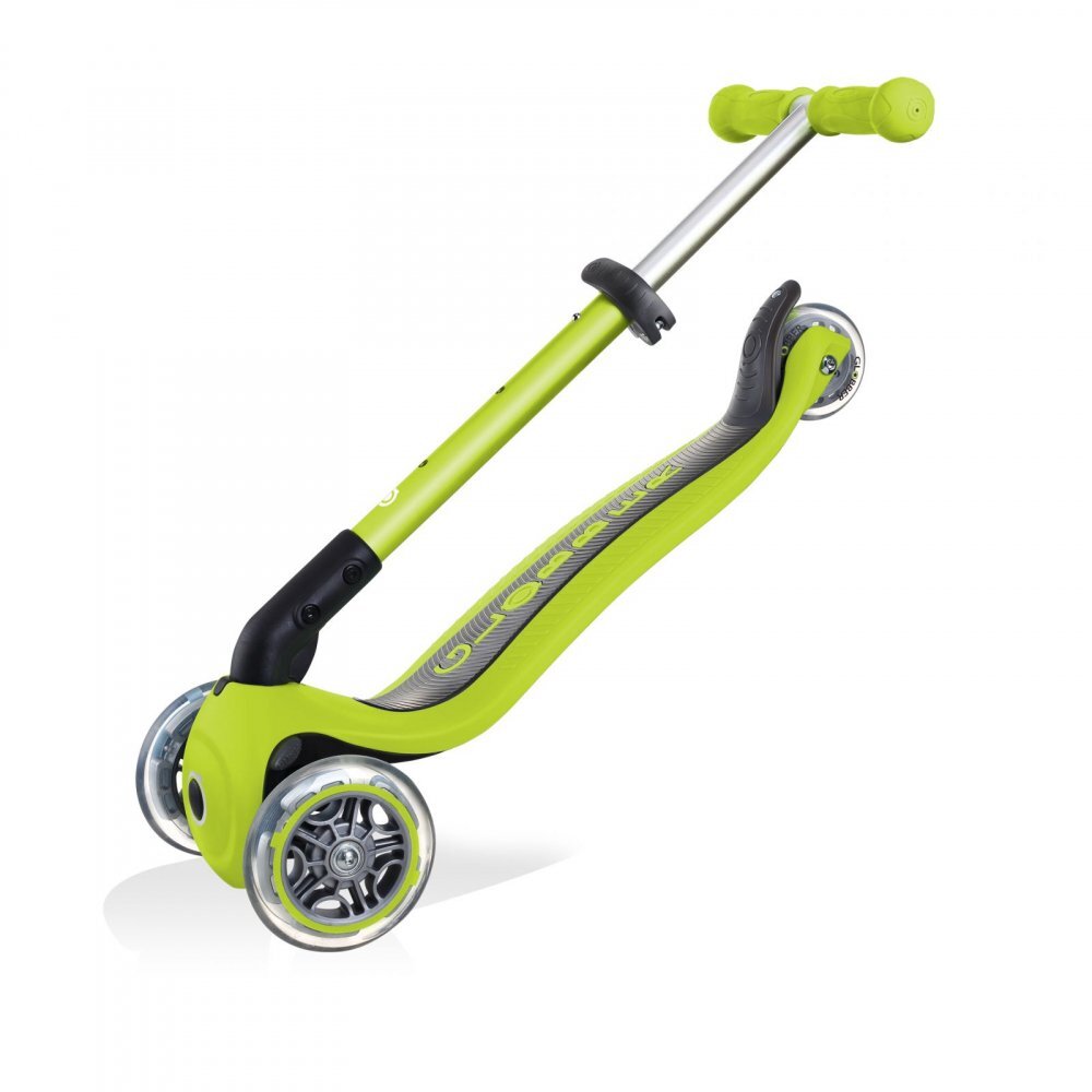 Globber Trotineta pentru copii Junior Verde pliabila platforma antiderapanta ghidon din aluminiu reglabil greutate admisa 50 kg