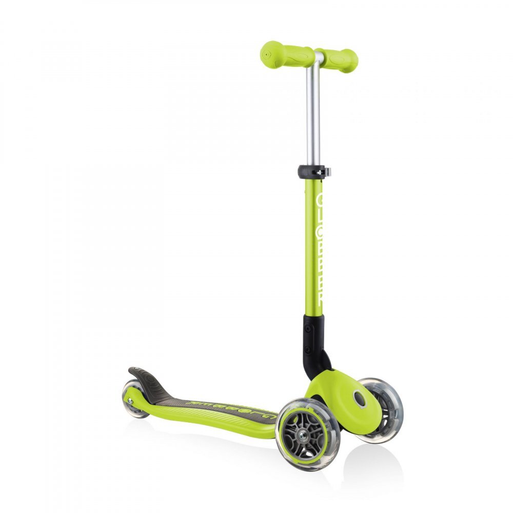 Globber Trotineta pentru copii Junior Verde pliabila platforma antiderapanta ghidon din aluminiu reglabil greutate admisa 50 kg