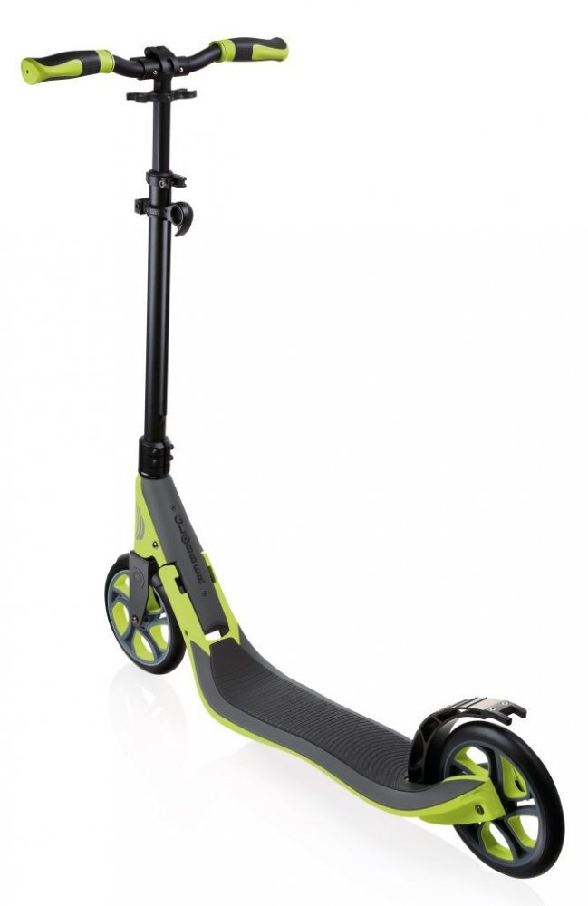 Globber Trotineta pliabila adult One NL 205 verde cadru din aluminiu ghidon reglabil platforma antiderapanta greutate admisa 100 kg