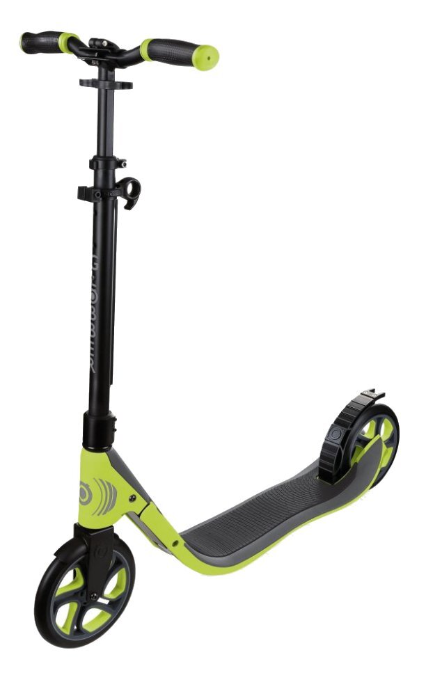 Globber Trotineta pliabila adult One NL 205 verde cadru din aluminiu ghidon reglabil platforma antiderapanta greutate admisa 100 kg