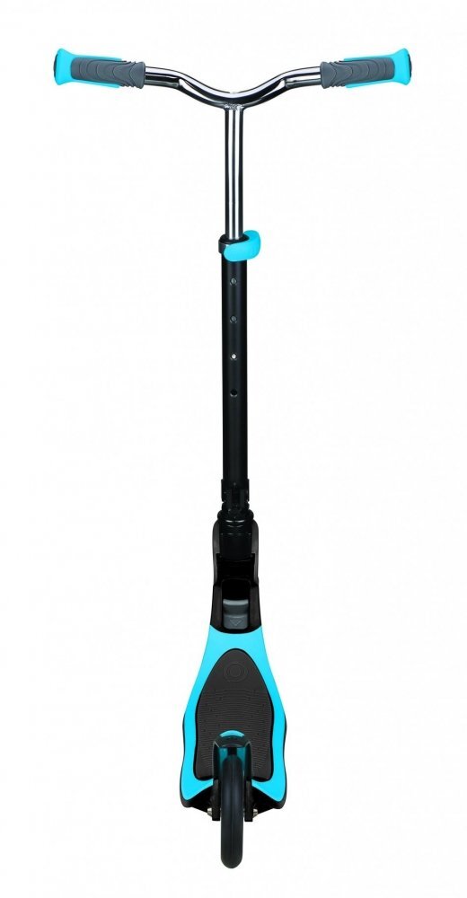 Globber Trotineta pliabila Flow 125 Albastra ghidon reglabil platforma antiderapanta greutate admisa 100 kg
