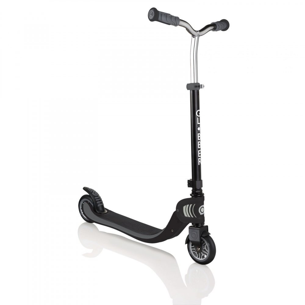 Globber Trotineta pliabila Flow 125 Gri-Negru ghidon reglabil platforma antiderapanta greutate admisa 100 kg