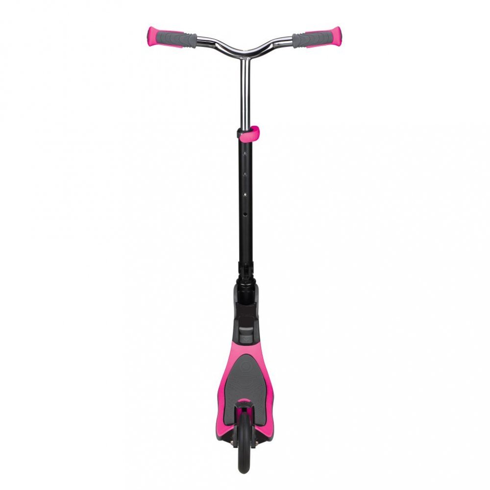 Globber Trotineta pliabila Flow 125 Roz ghidon reglabil platforma antiderapanta greutate admisa 100 kg