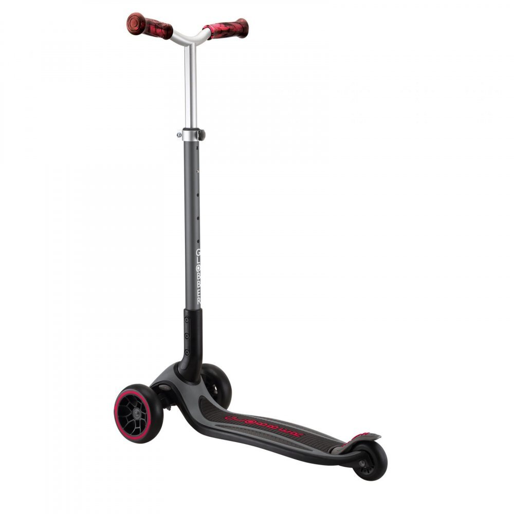 Globber Trotineta pliabila Master Prime rosu ghidon reglabil platforma antialunecare greutate admisa 50 kg