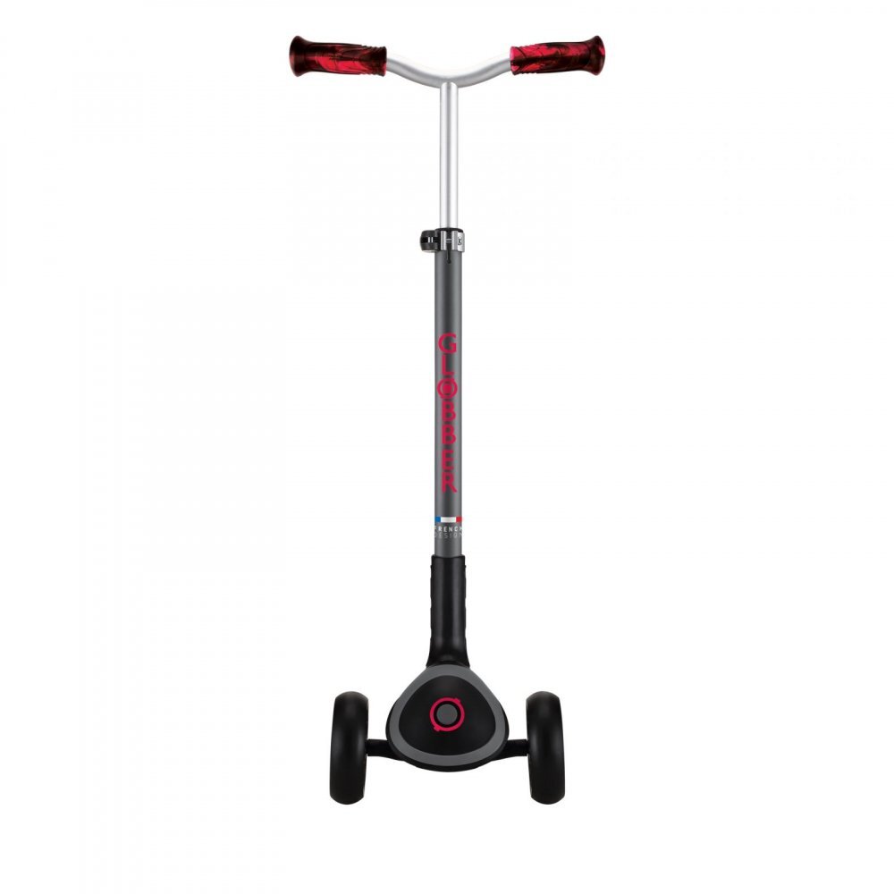 Globber Trotineta pliabila Master Prime rosu ghidon reglabil platforma antialunecare greutate admisa 50 kg