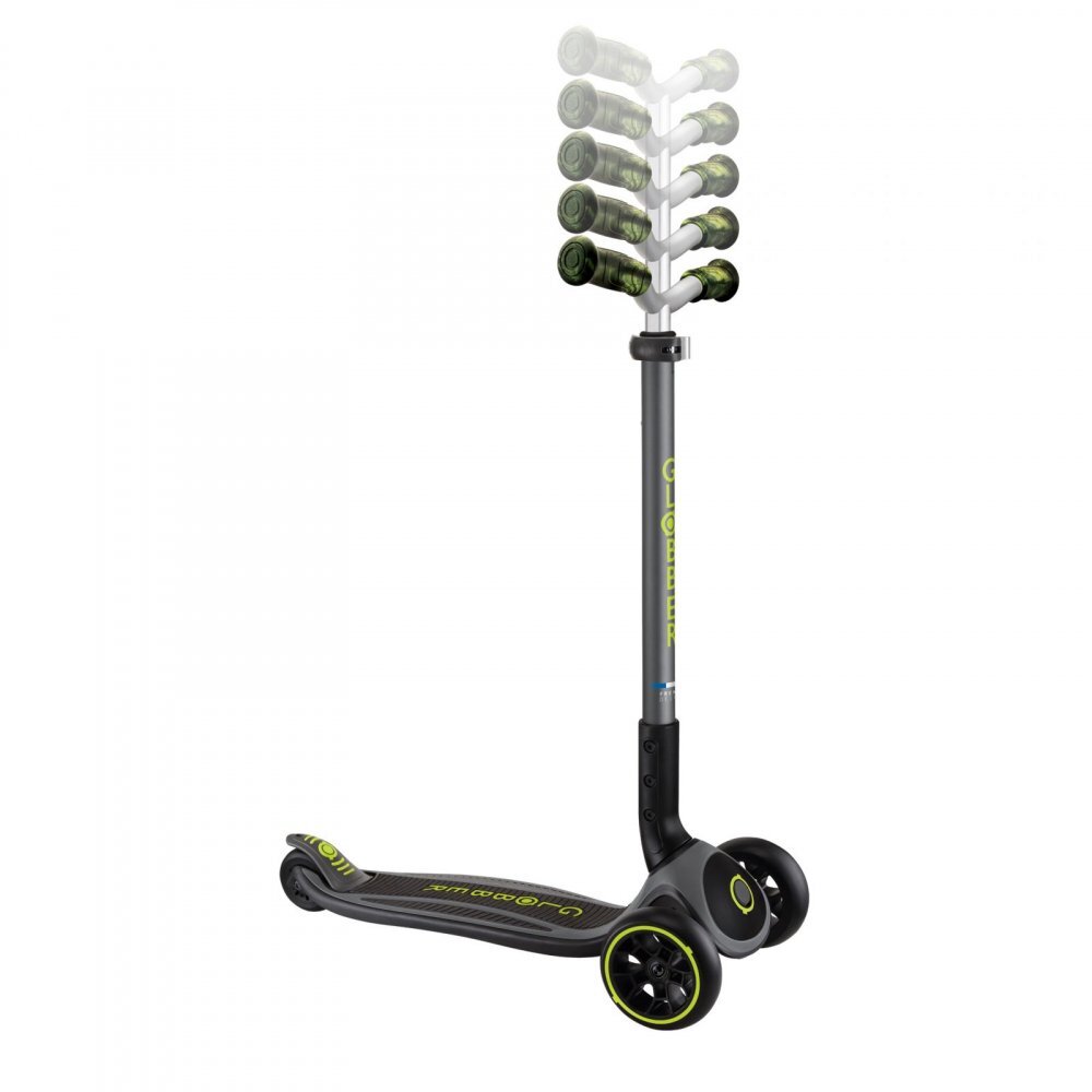Globber Trotineta pliabila Master Prime verde ghidon reglabil platforma antialunecare greutate admisa 50 kg