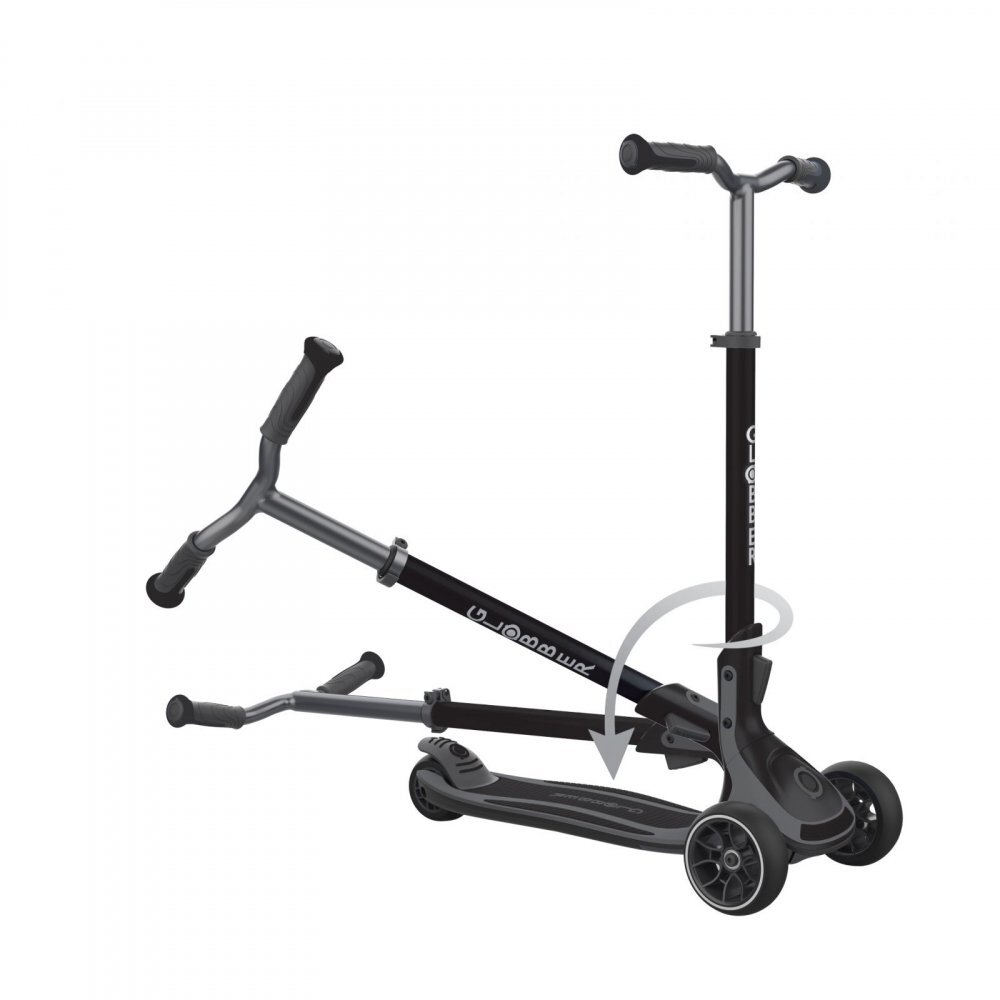 Globber Trotineta pliabila Ultimum Gri ghidon reglabil greutate admisa 100 kg